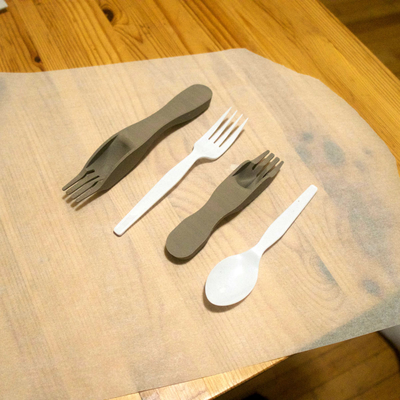 spork utensil 3d printed utensil spoon rapid prototyping fork fork knife spoonfork