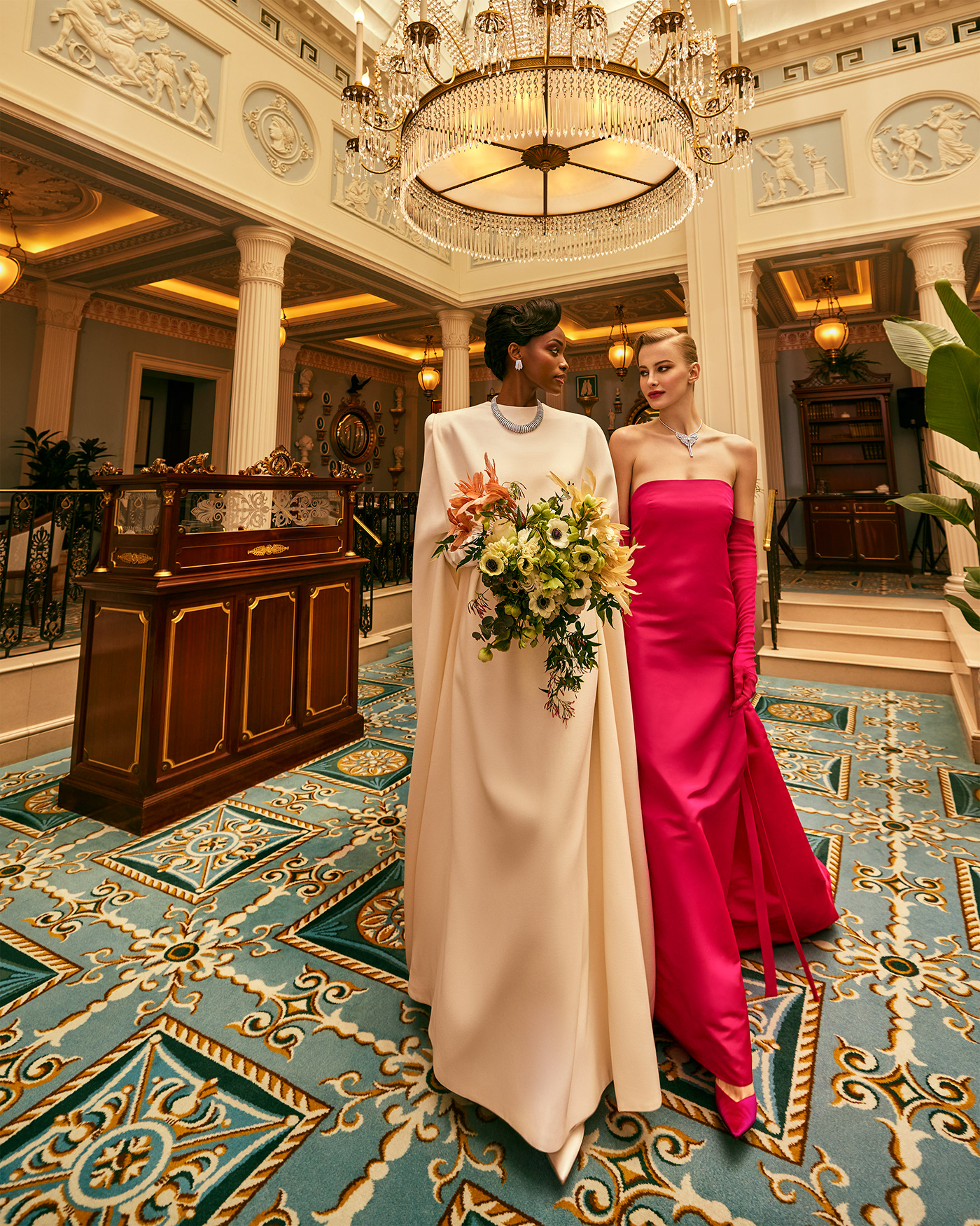 wedding Fashion  editorial postproduction Style vibe retouch royal Celebrity group shots
