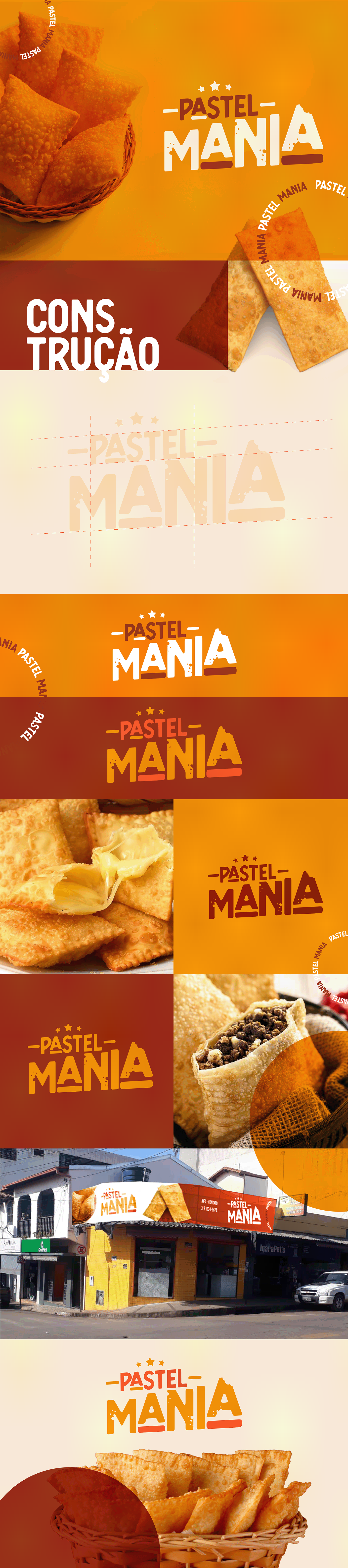 Pastelaria Food  restaurant brand identity Logo Design visual identity Brand Design logo pastel