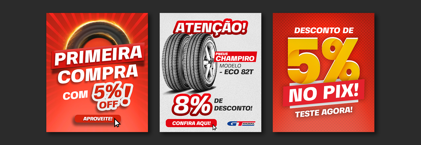 pneus carro car social media post banner Advertising  marketing   Graphic Designer câmara de ar