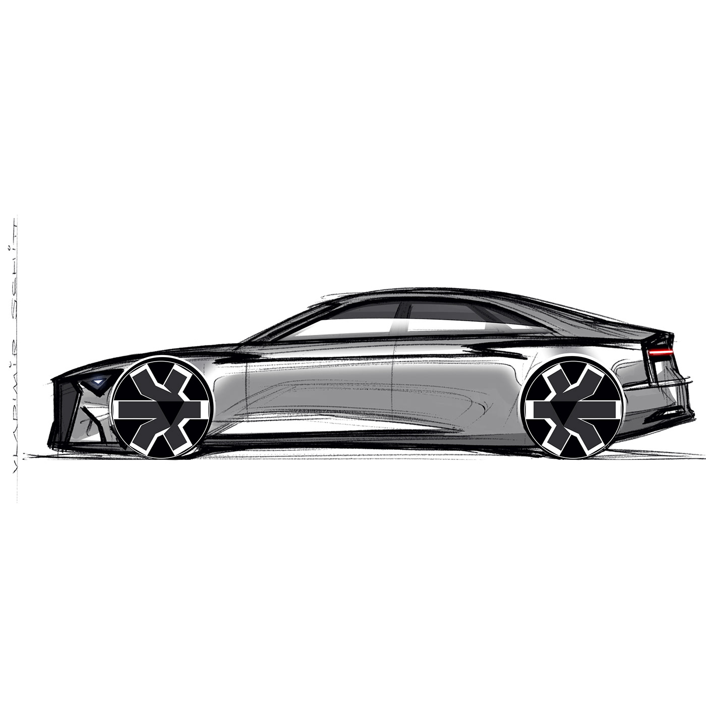 Audi sketches automotive   design Hand Sketches Audi design Audi sketches quattro vladimir schitt