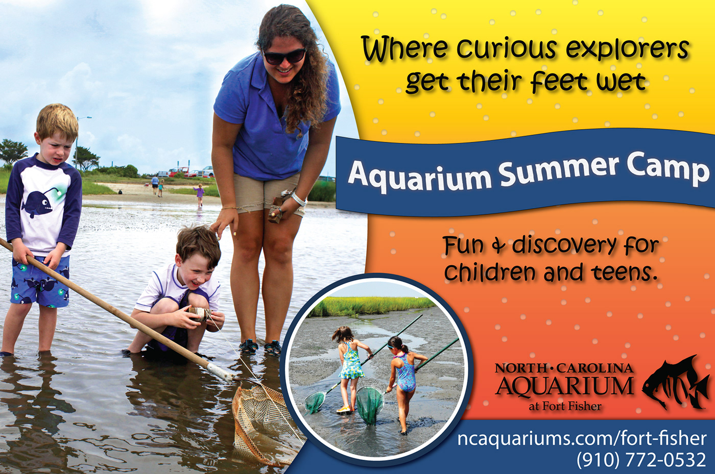 Ad camp. Summer Camp advertisement. Aquarium Summer Camp advertisement. Summer Camp Advert. Camp advertising.