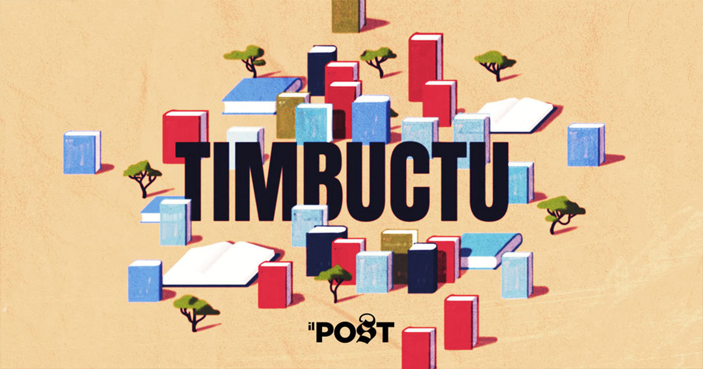 podcast Podcast cover Podcast Cover Art editorial Editorial Illustration book cover design il post marino sinibaldi timbuctu