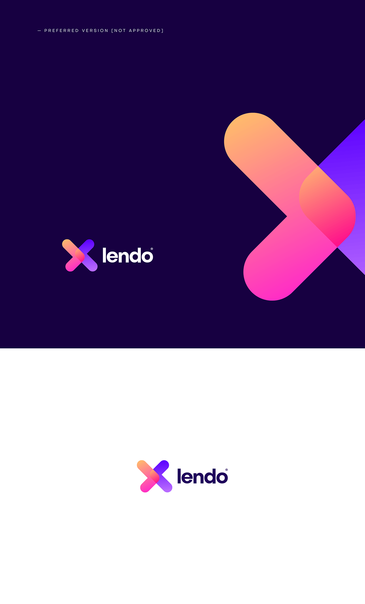 Fintech lending app logo branding  brand color colors