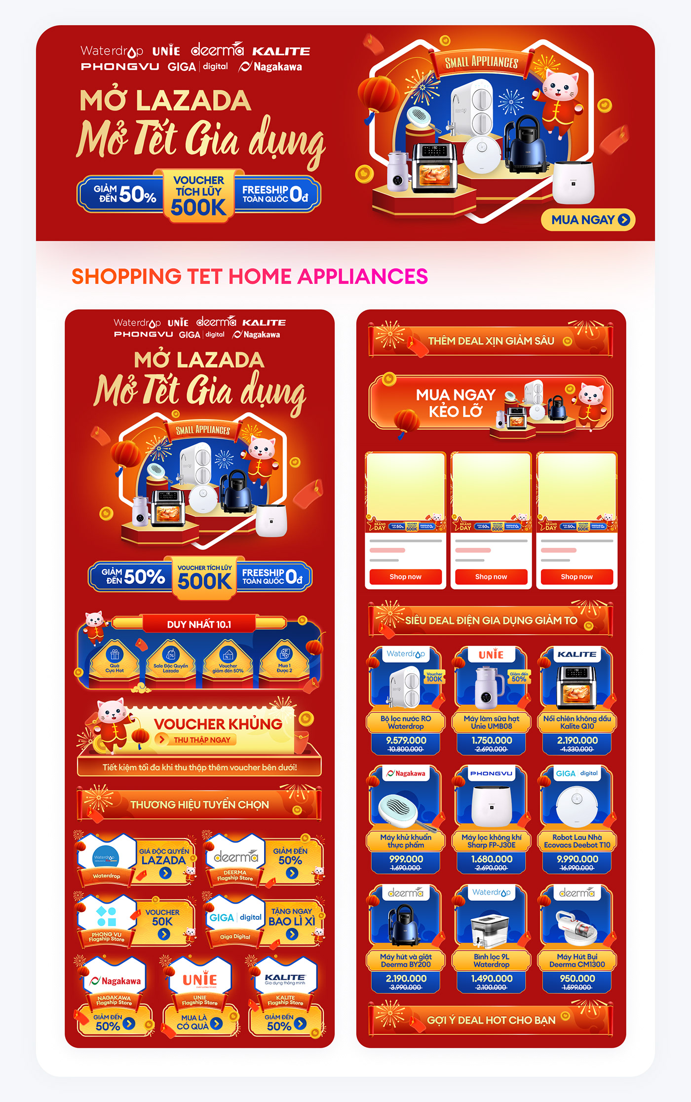 lazada campaign banner commercial electronic Keyvisual Ecommerce season thematic kv