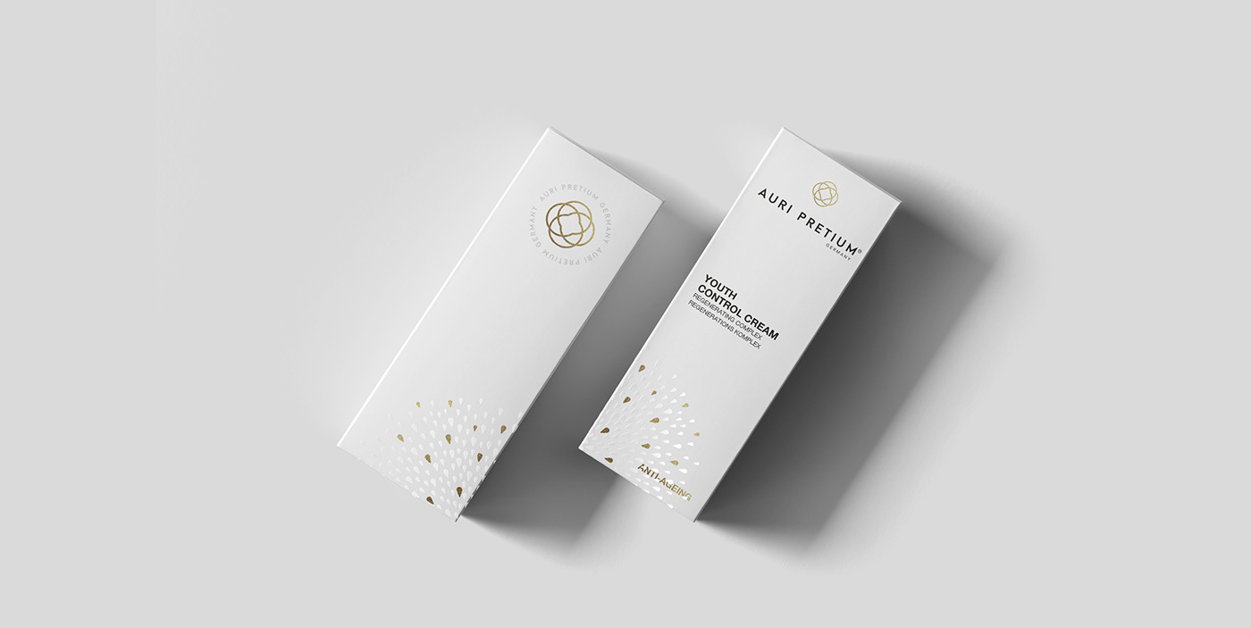 brand identity Comsetics logo Packaging product design 