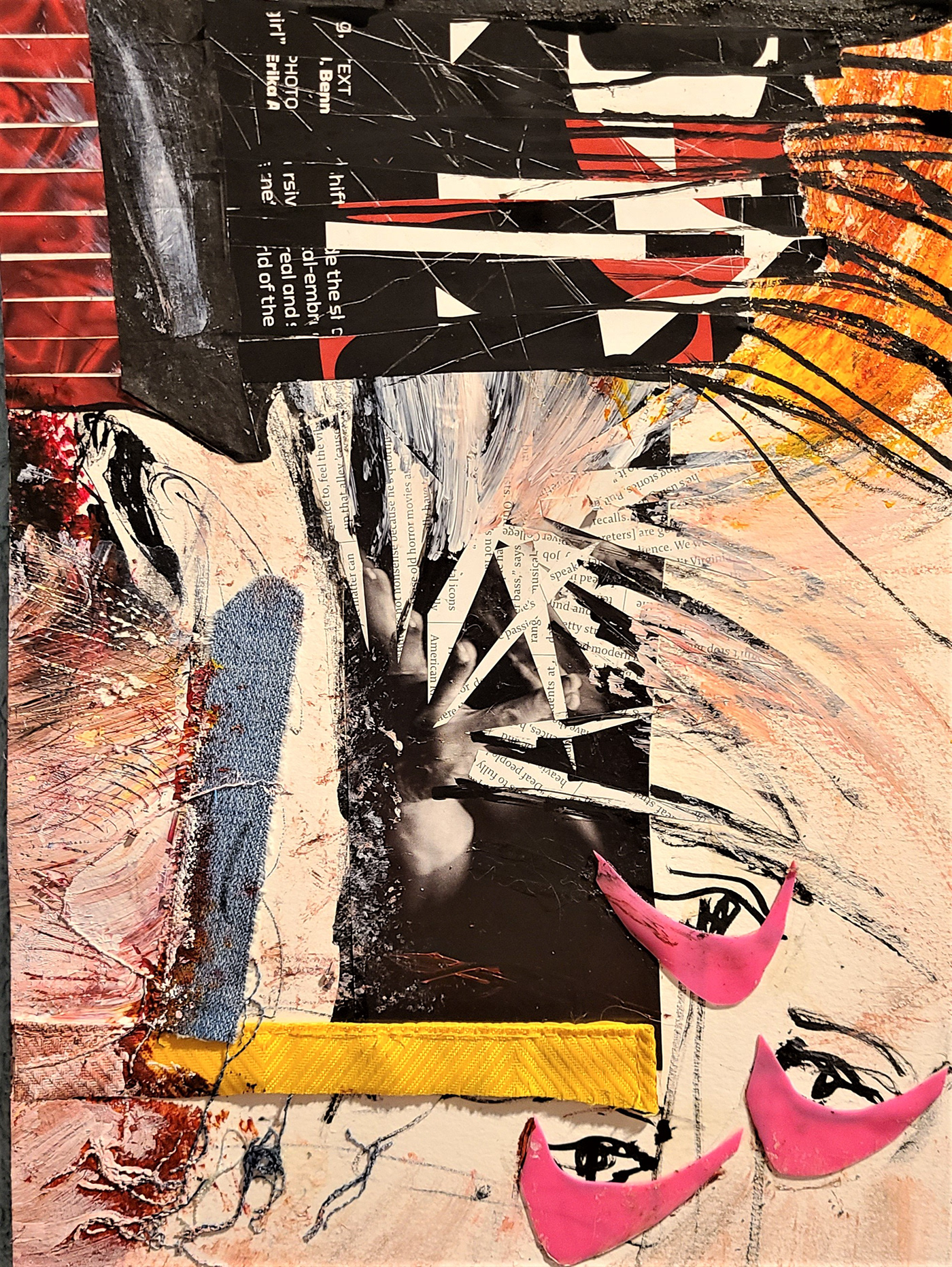 Abstract Art abstract collage brut art collage collage art contemporary art heavy metal marilyn manson neoexpressionism surrealism