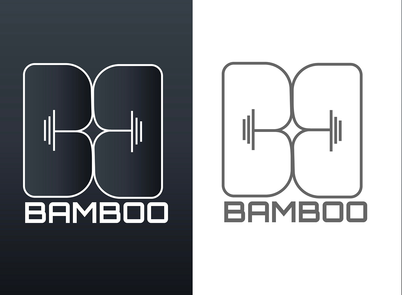 bamboo bamboo logo best logo ideas Fitness Gym gym gym logo idea logo ideas project ideas
