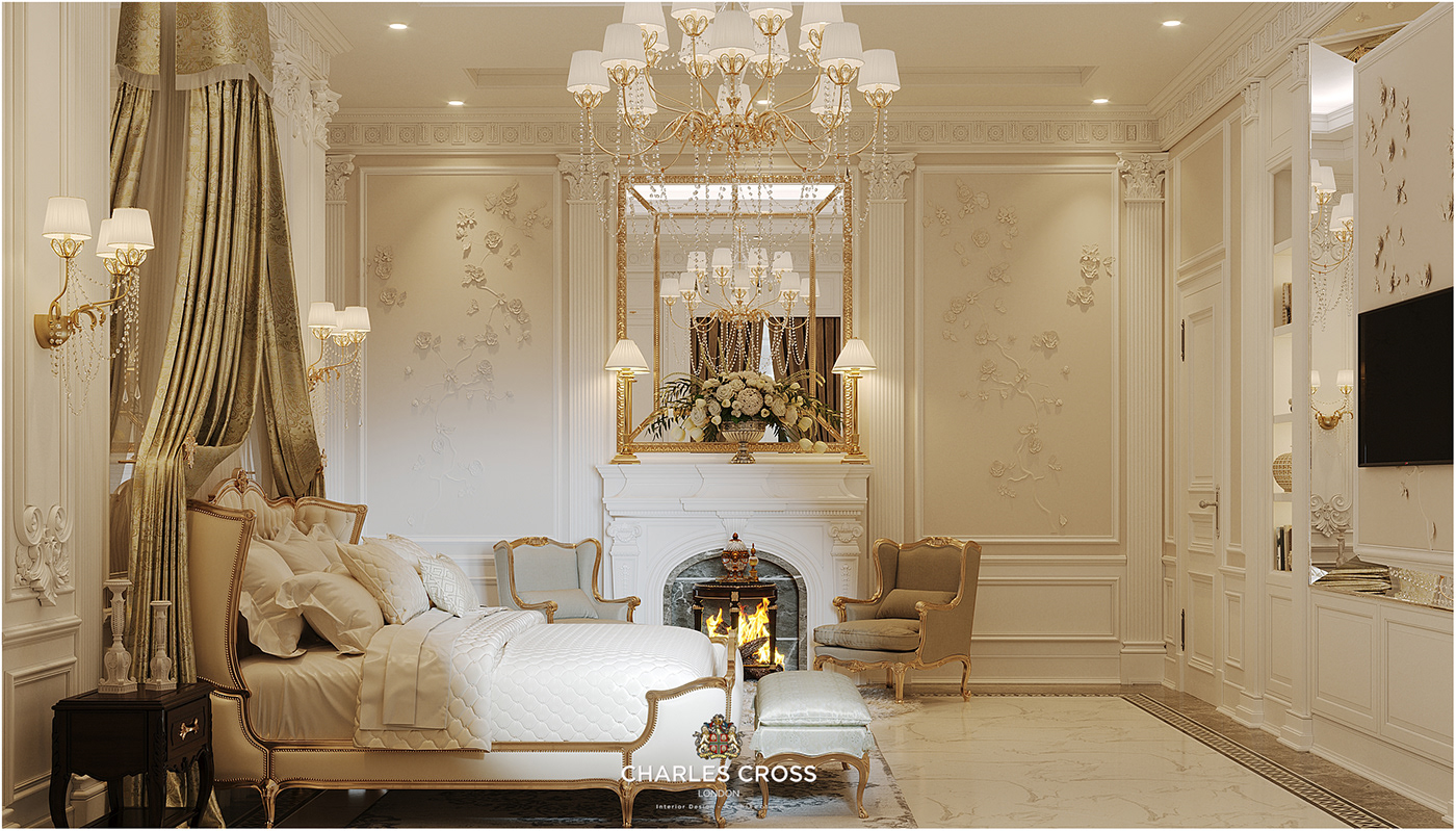 art baku bathroom bedroom Classic doha gold Interior luxury Qatar