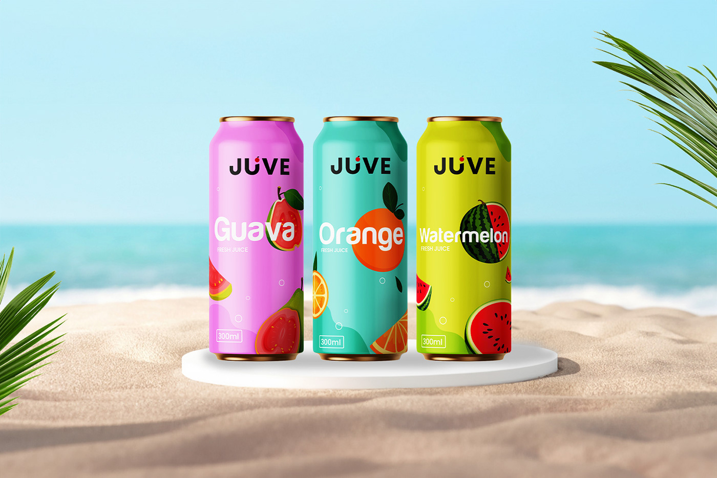 juice Nature fresh can Packaging design brand identity branding  visual identity orange