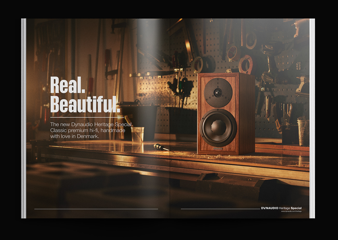 dynaudio speaker art direction  denmark graphic design  heritage Advertising  Dynaudio Heritage Special Photography 