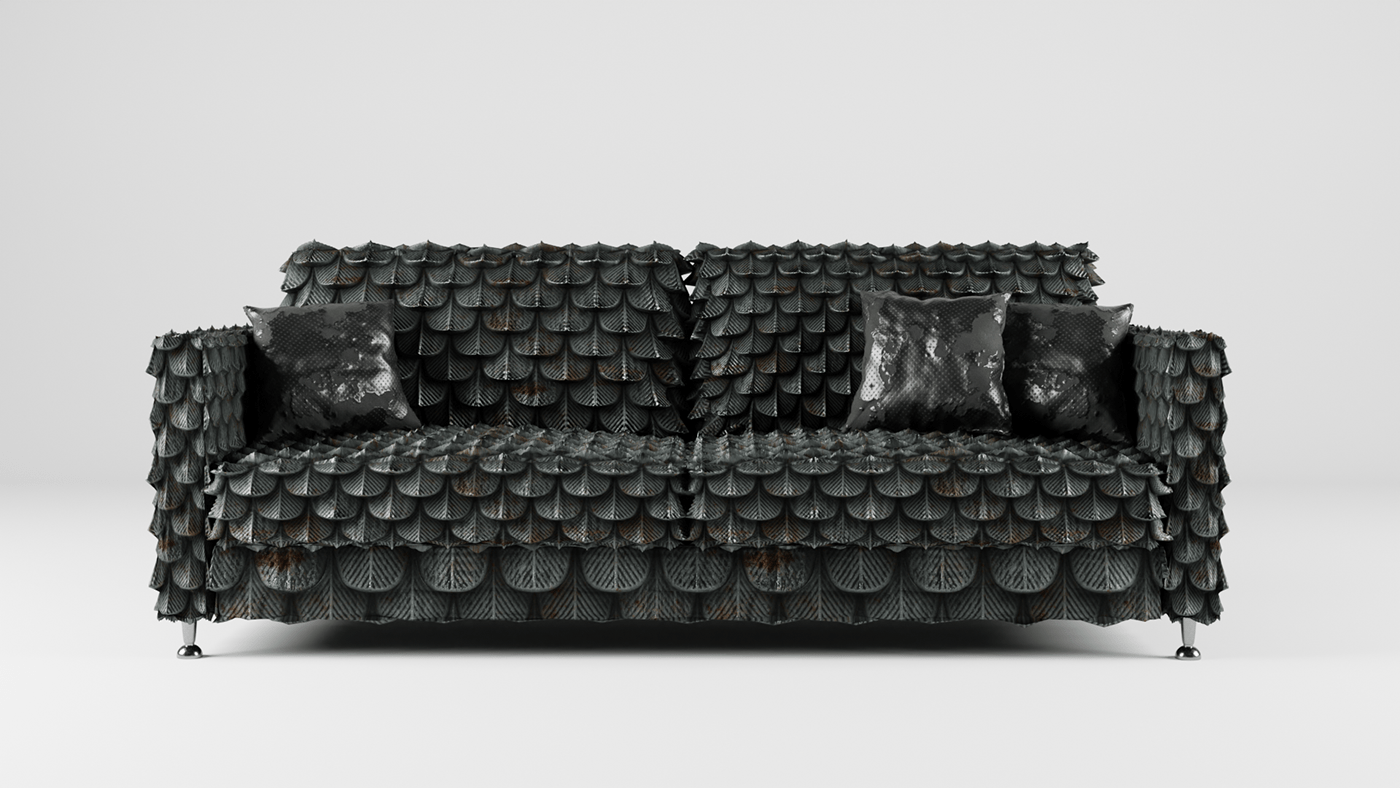 sofa sillones furniture Render 3D architecture interior design  Couch couch design