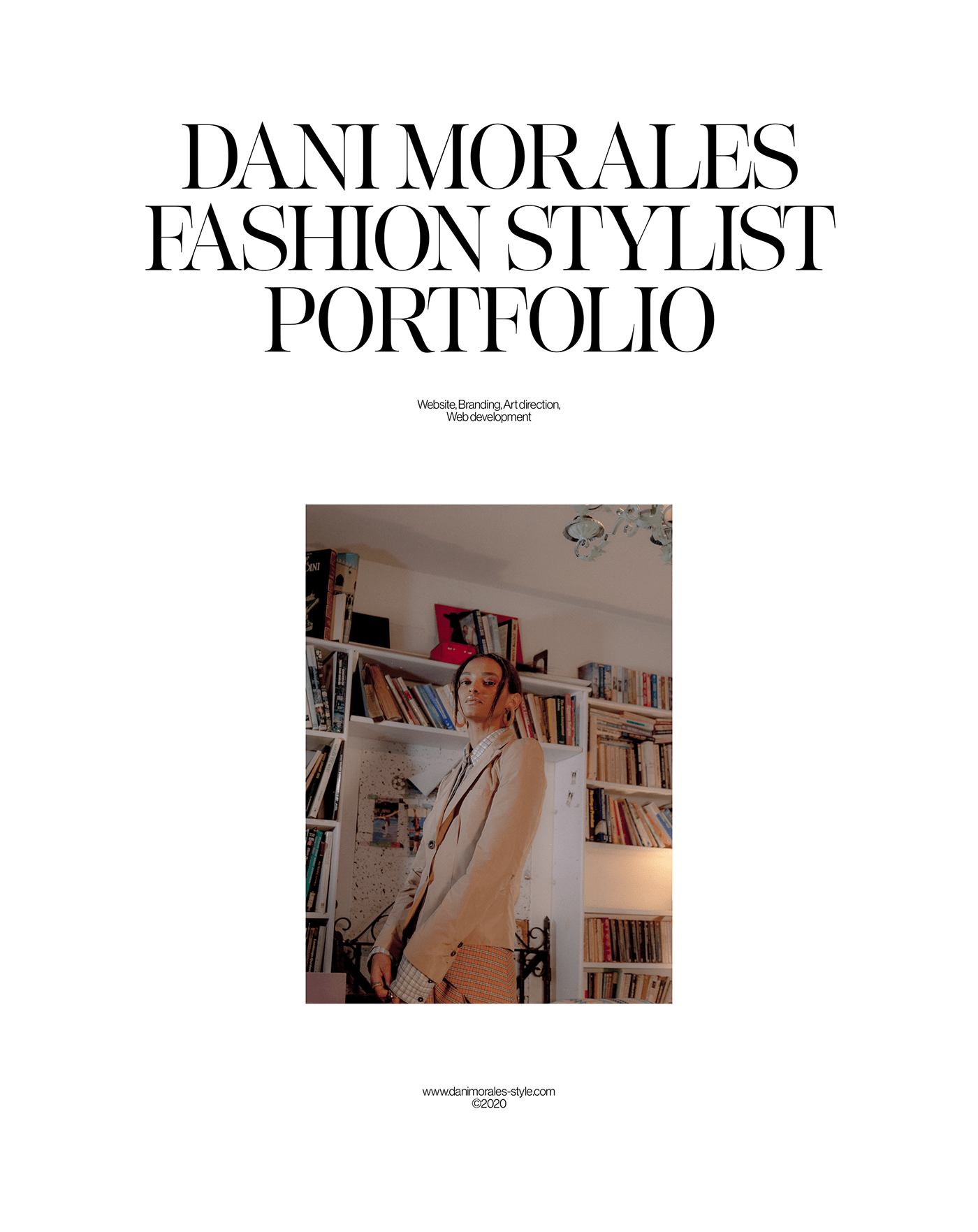 Portfolios design idea #153: Dani Morales Portfolio