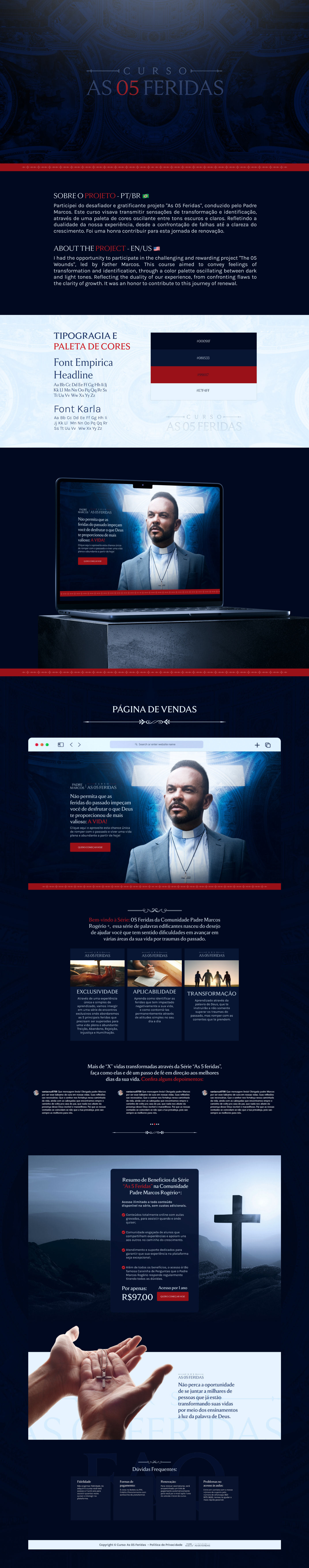 criativos lançamento marketing digital pagina de vendas Página de captura infoproduto key visual design