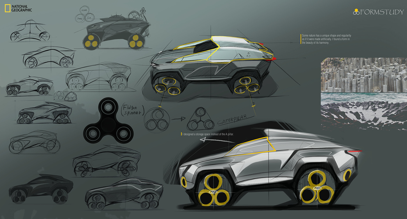 Hyundai suv sketches Digital Sketch concept car SUV Sketch Offroad car design adventure