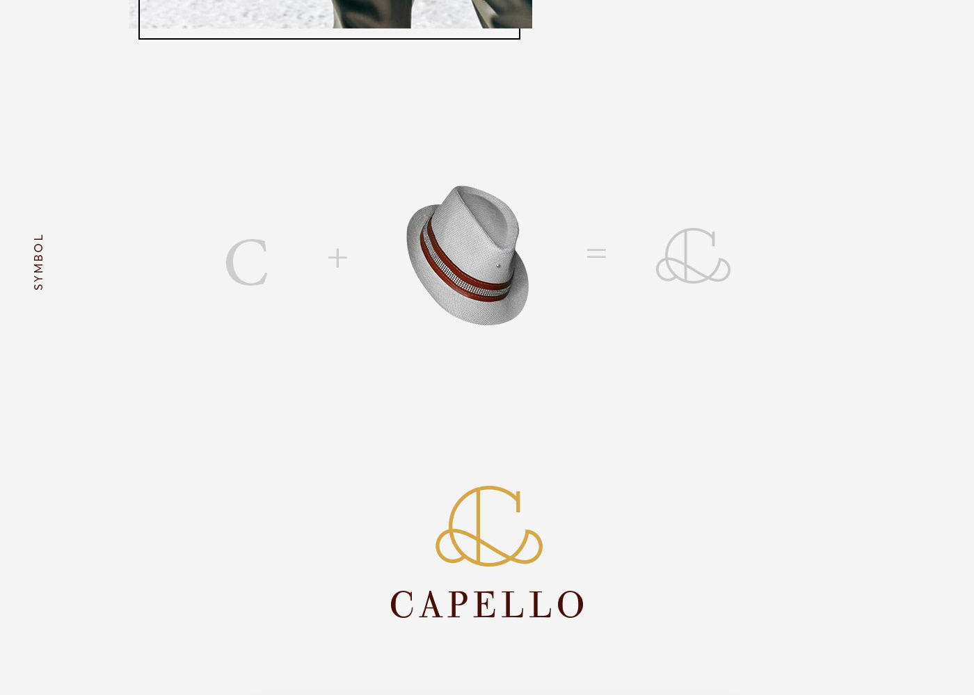 vasiliskanaris fashionlogo fashionbrand capello logo Fashion  brand hat hatlogo graphicdesign