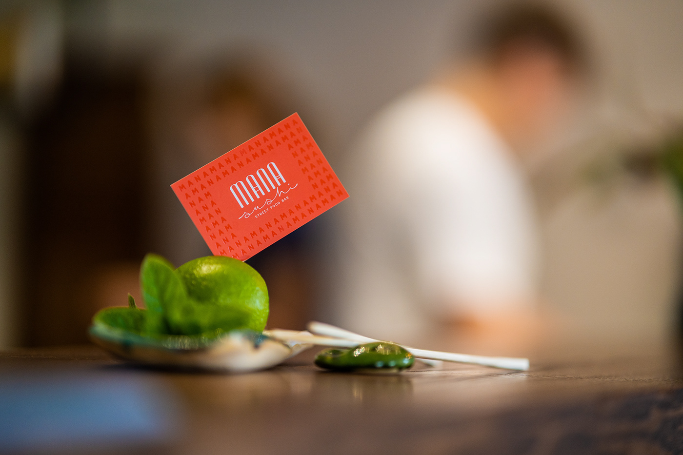 brand Food  identity logo mana restaurant sick  streetfood Sushi visual identification