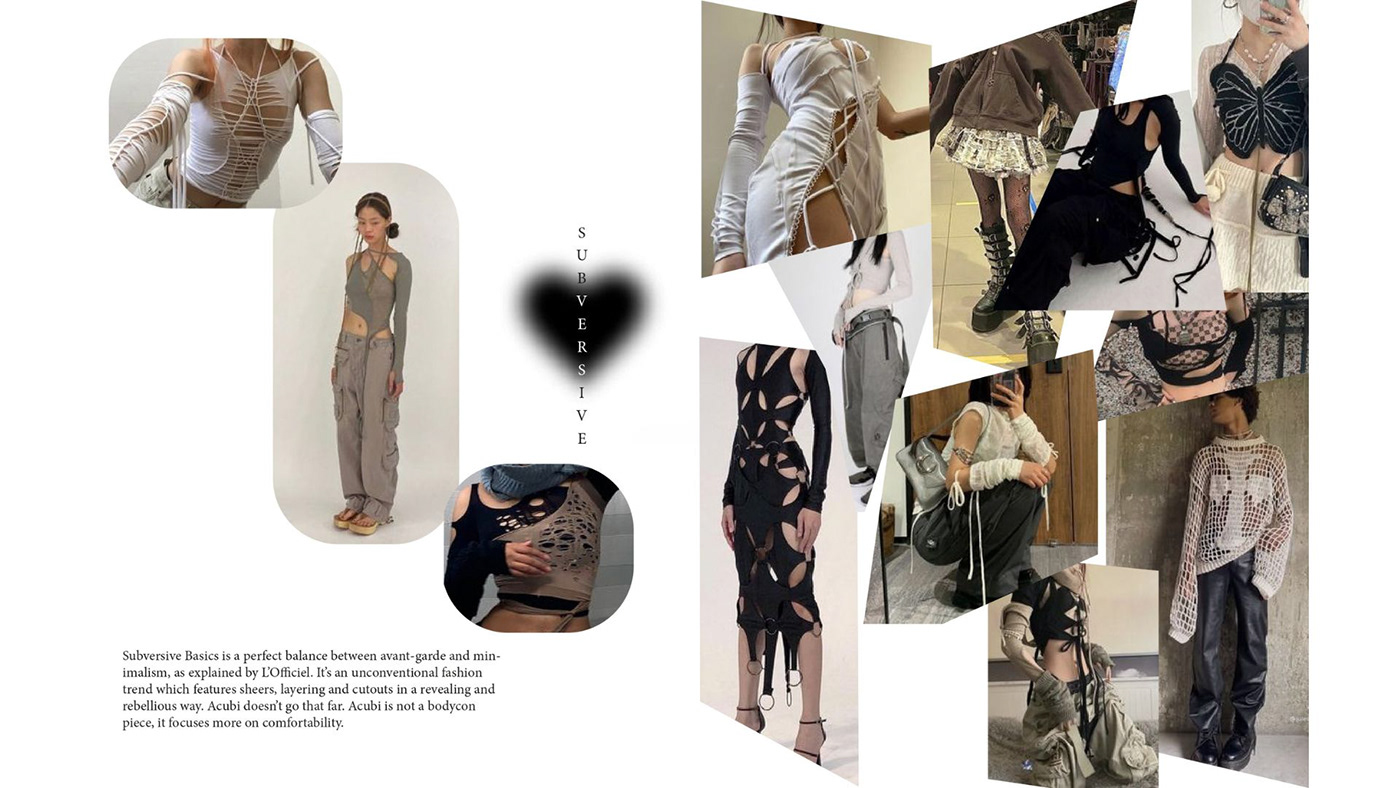 fashion editorial fashion photography Y2K design magazine South Korea FASHION TRENDS acubi