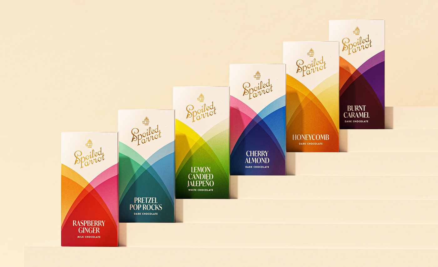 brand identity Candy chocolate logo New York Packaging packaging design Sweets typography   visual identity