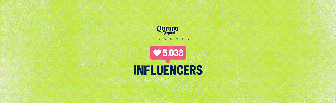 activation ads Advertising  campaign corona Corona tropical hard seltzer INFLUENCER promo Socialmedia