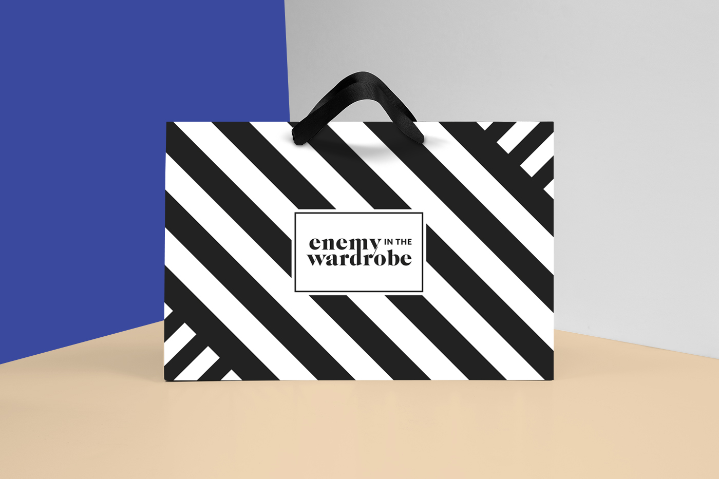 branding  logo Fashion  Collection art direction  stripes black and white Startup identity webshop