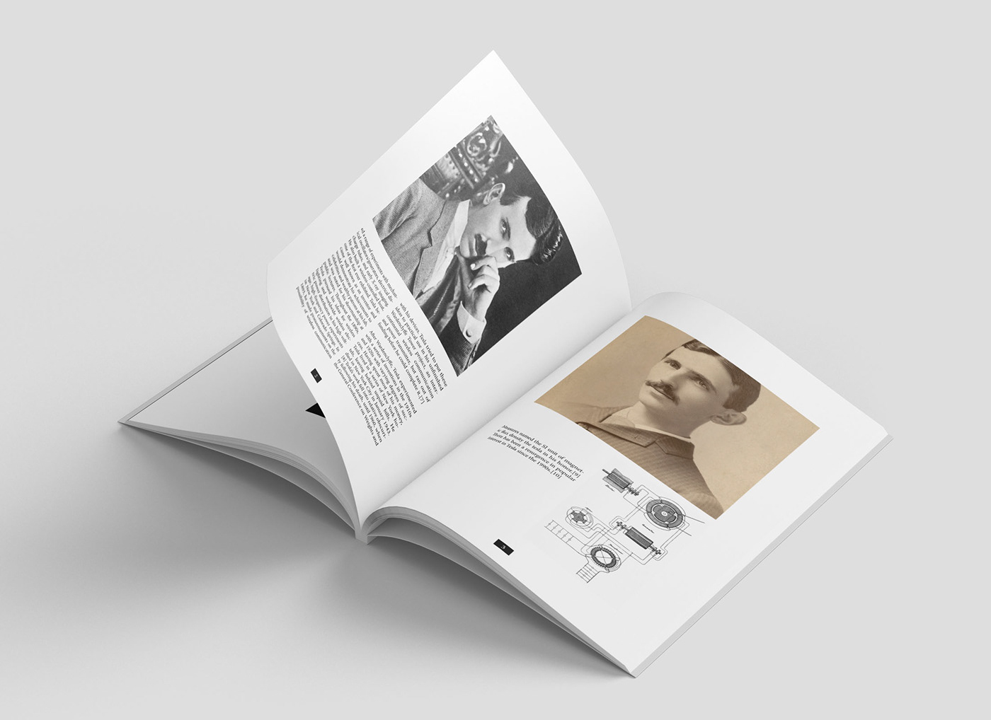 nikola tesla catalog Catalogue print design editorial magazine book graphic
