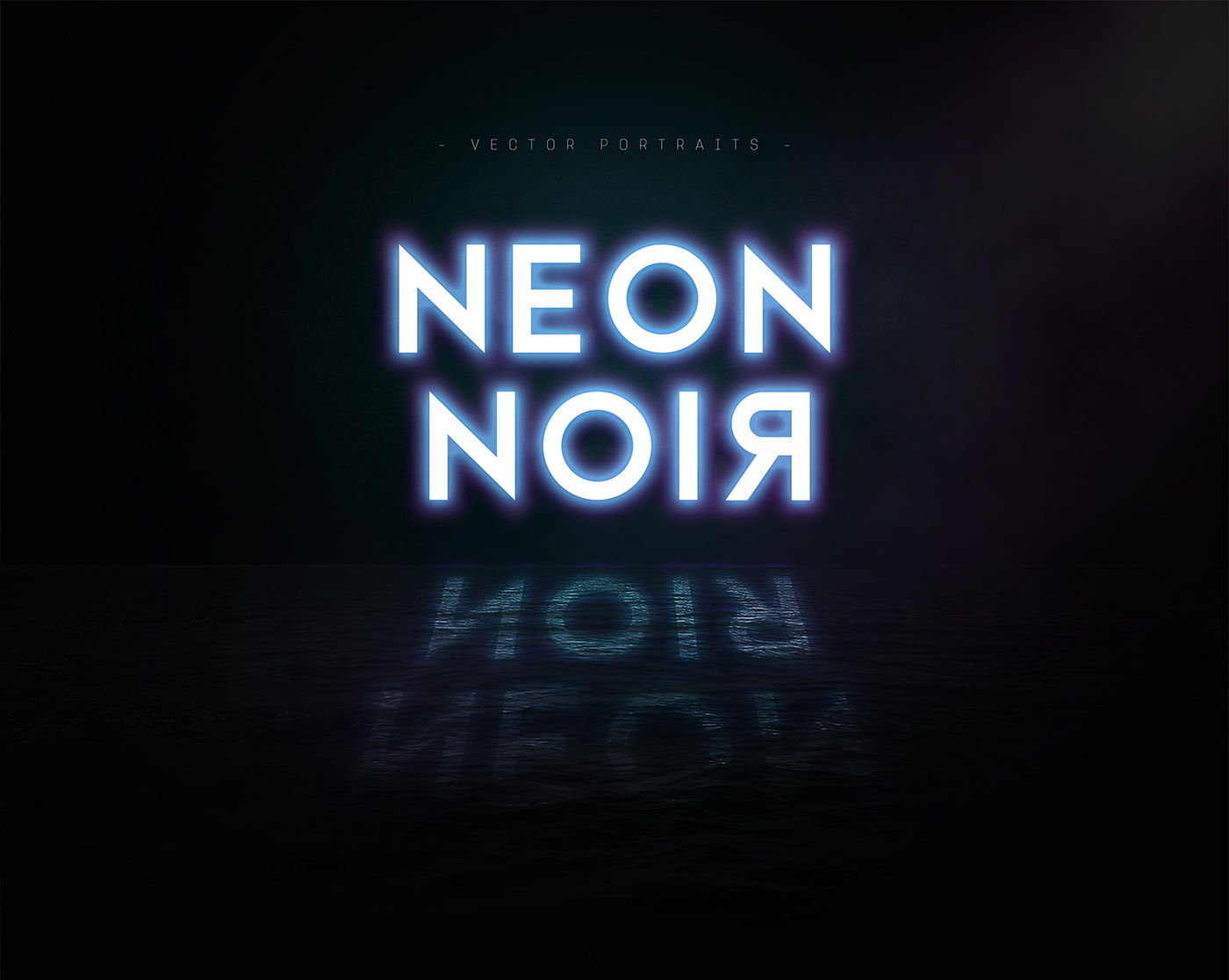 color flat design vector graphic Illustrator artwork Cyberpunk Neon Noir