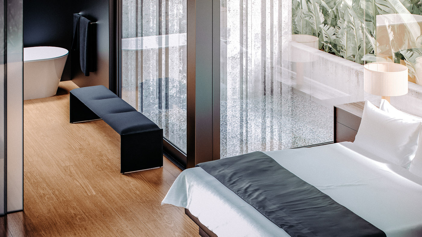Interior design luxury Collateral resort CGI miraldo hotel Villa exclusive Spa bali living light