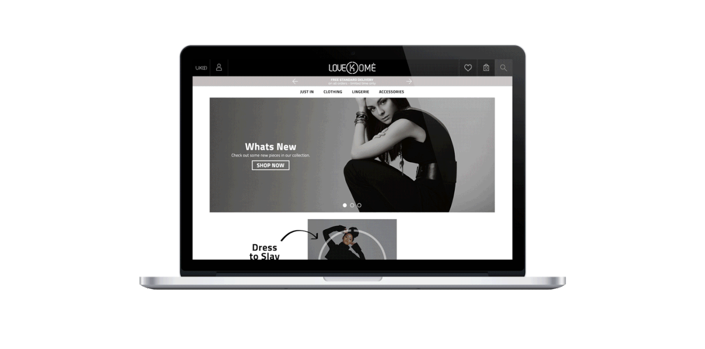 online store Shopping Fashion  e-commerce Website Responsive UI/UX