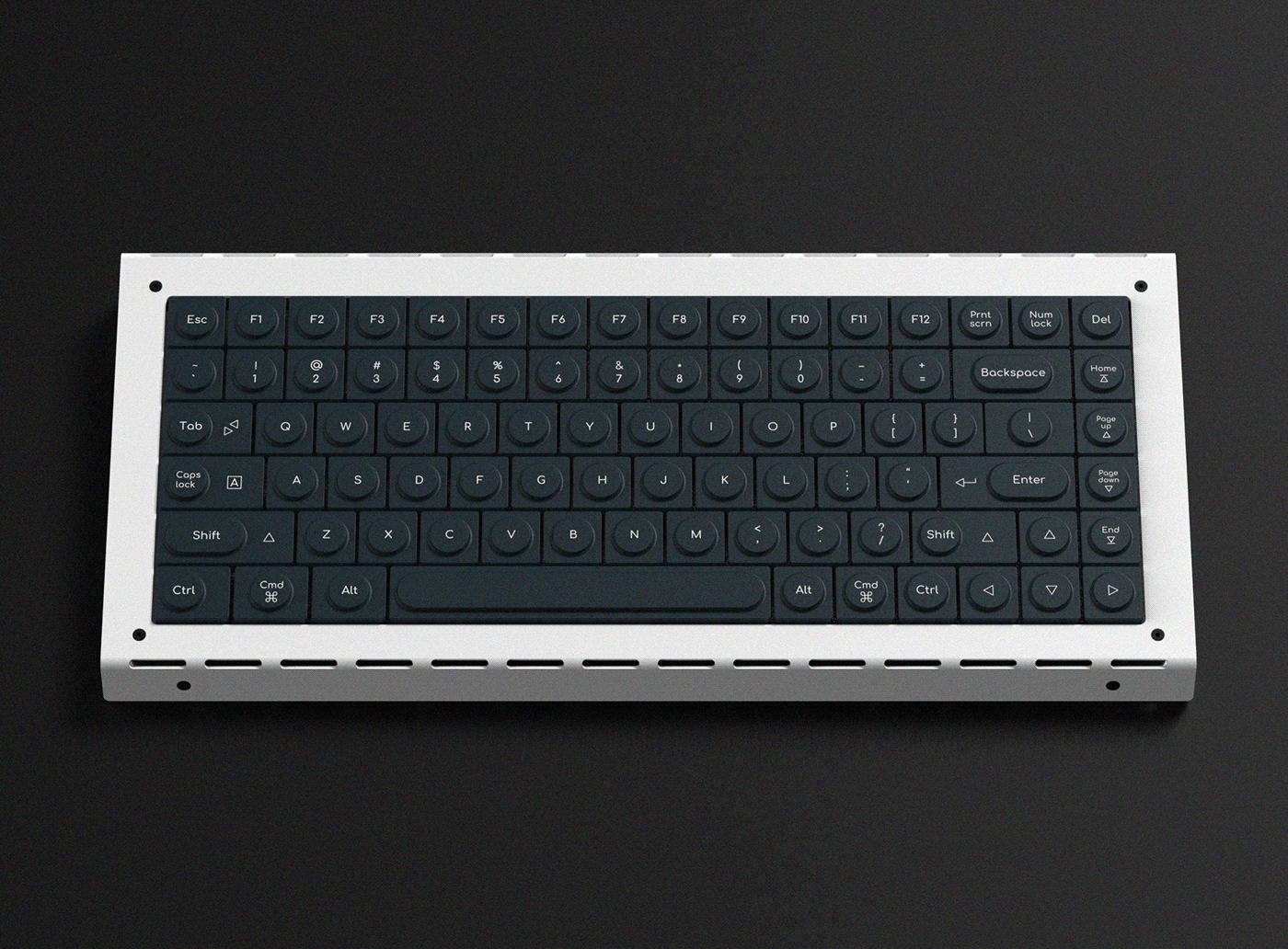 Image may contain: computer, computer keyboard and keyboard