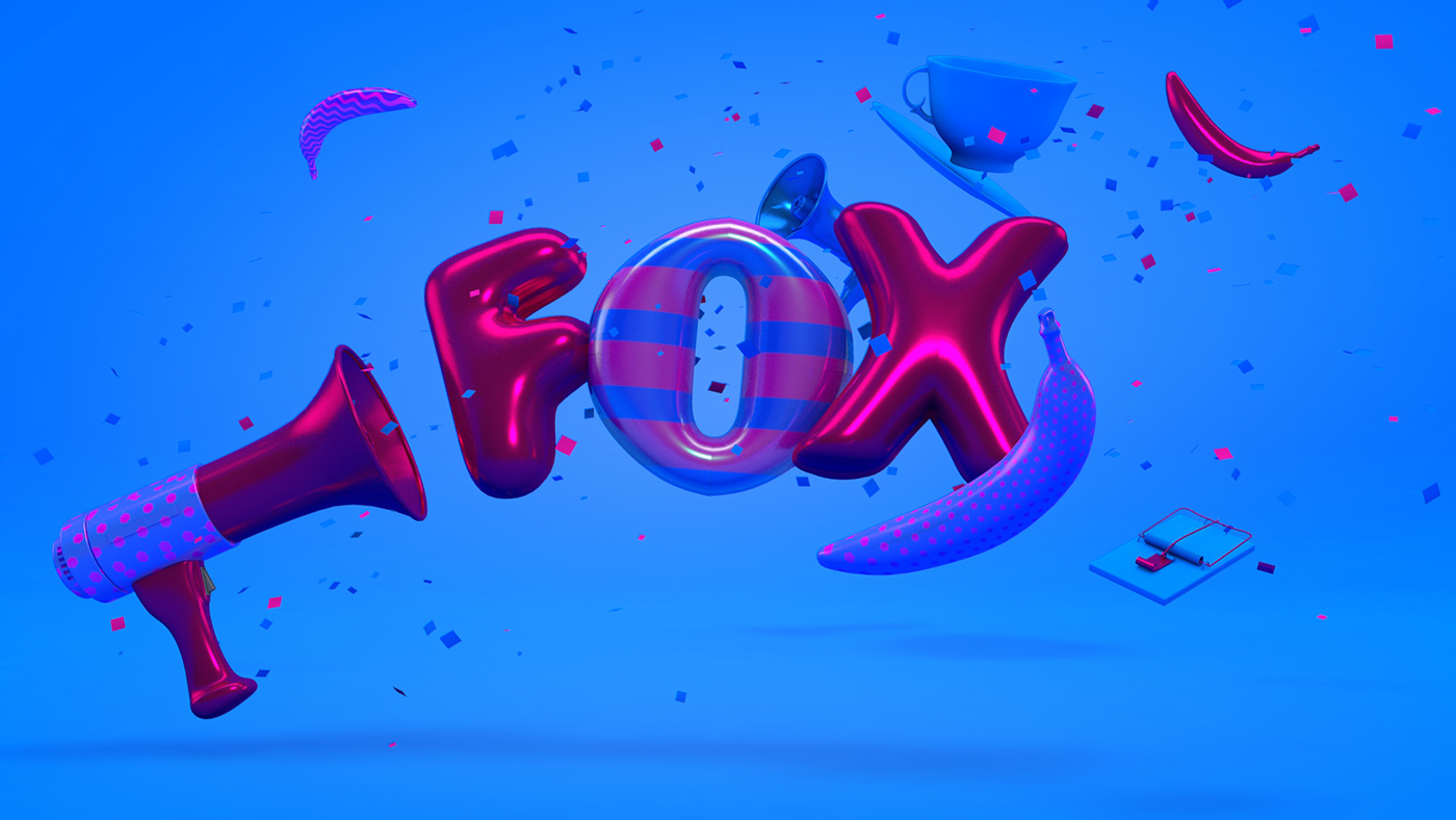 pitch Fox Comedy FOX rebranding tv motion graphic