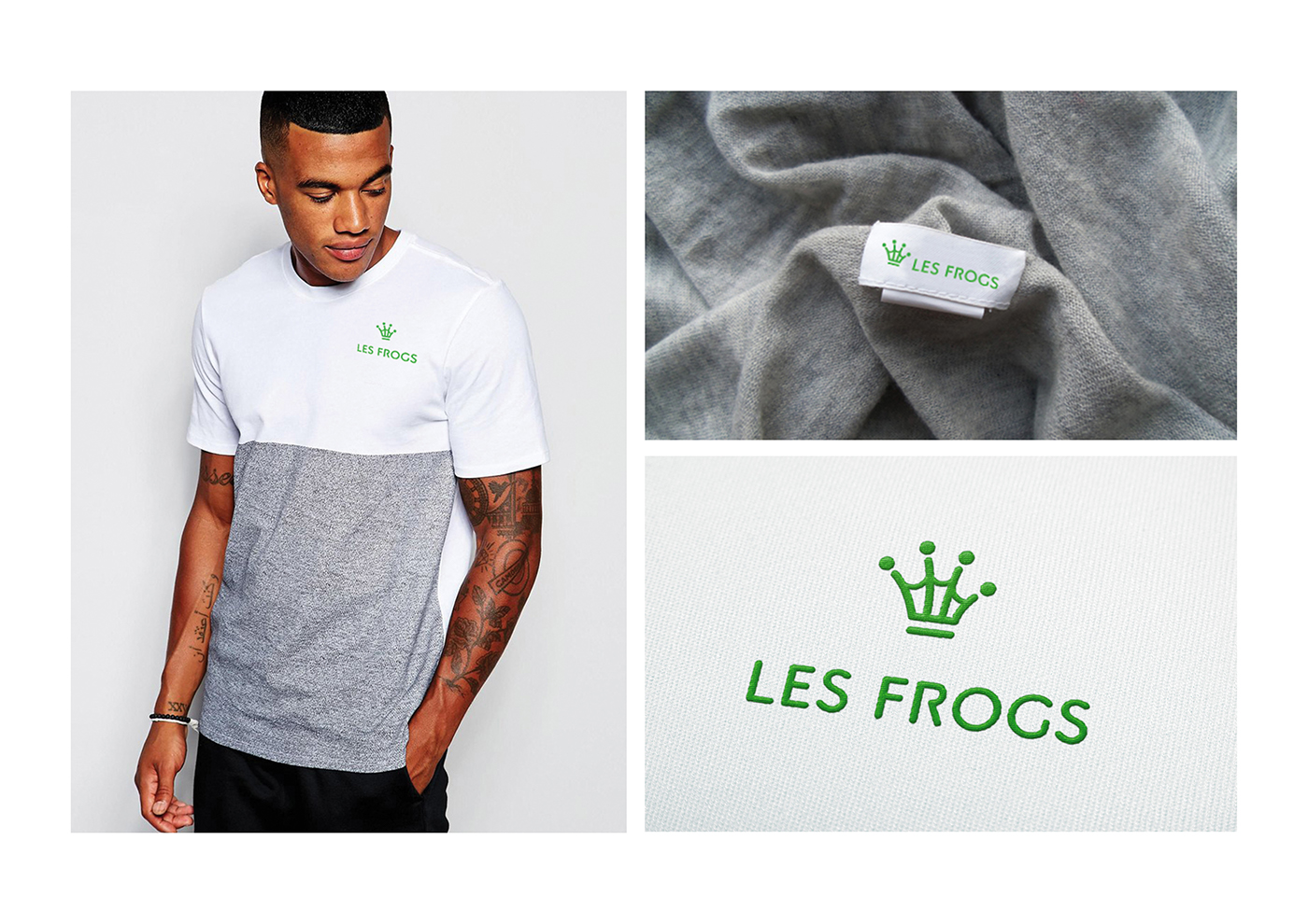 branding  green frogs contemporary Logotype type design UK design Logo Design