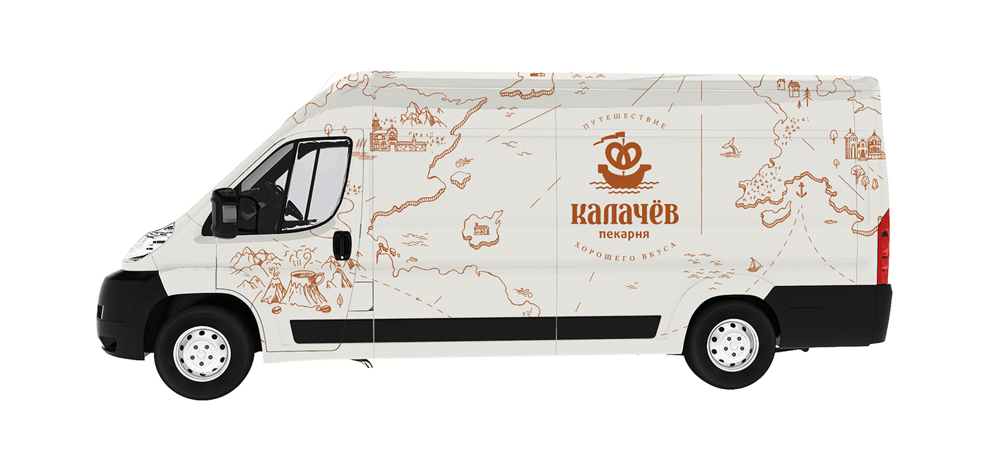 bakery Kalachev пекарни Калачев карта map путешествия Travel ship фрегат