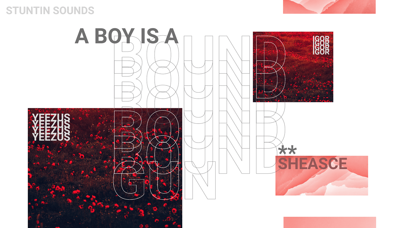aboyisabound** aesthetic design graphic music pink red sheasce song visual