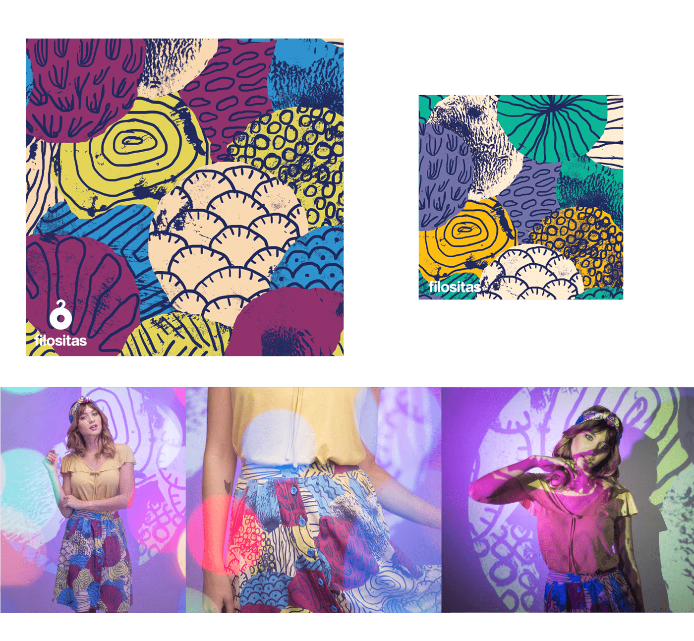 pattern summer spring Fashion  colorful ILLUSTRATION  Ocean sea women Clothing