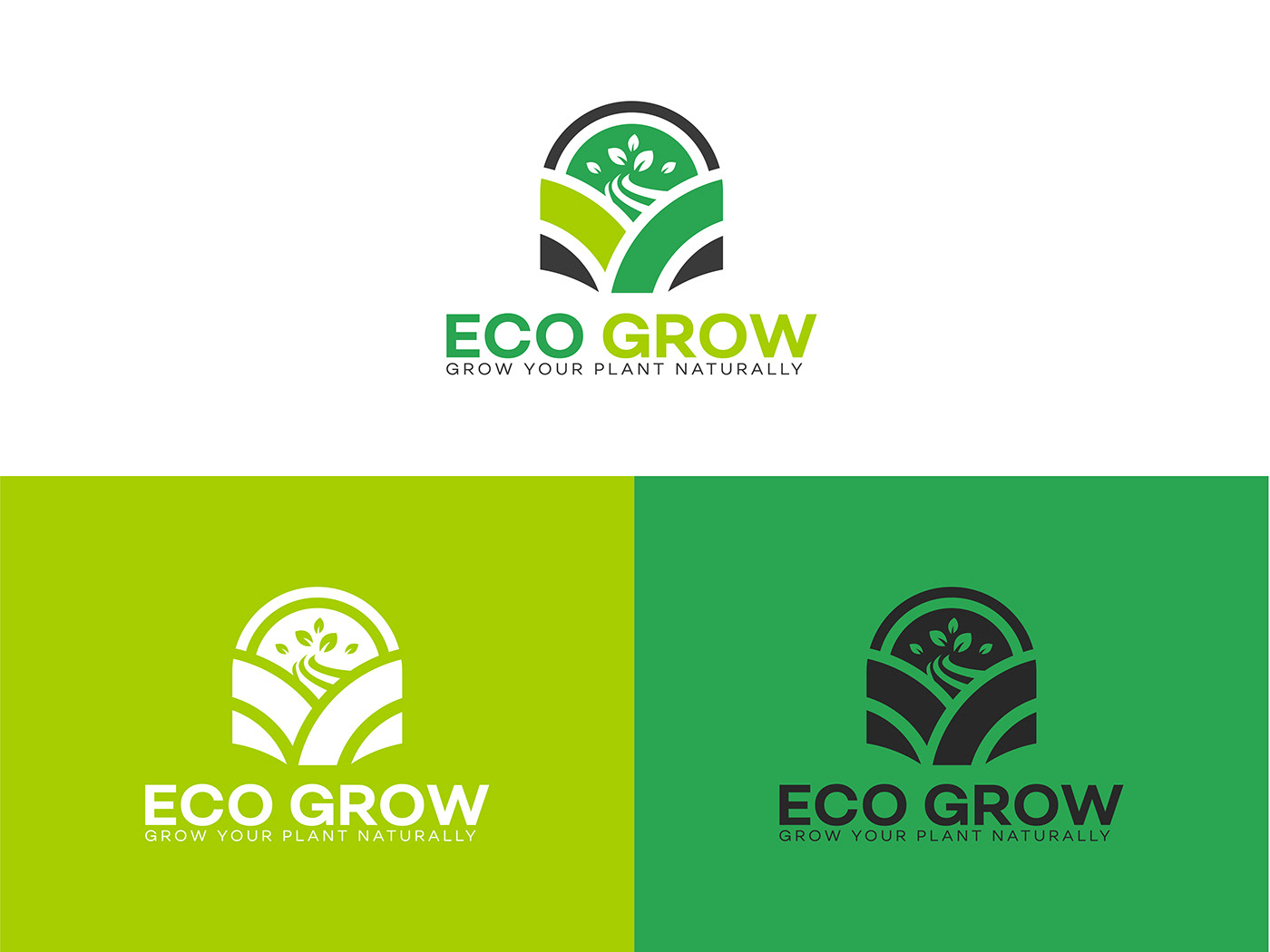 Eco Grow Logo Design