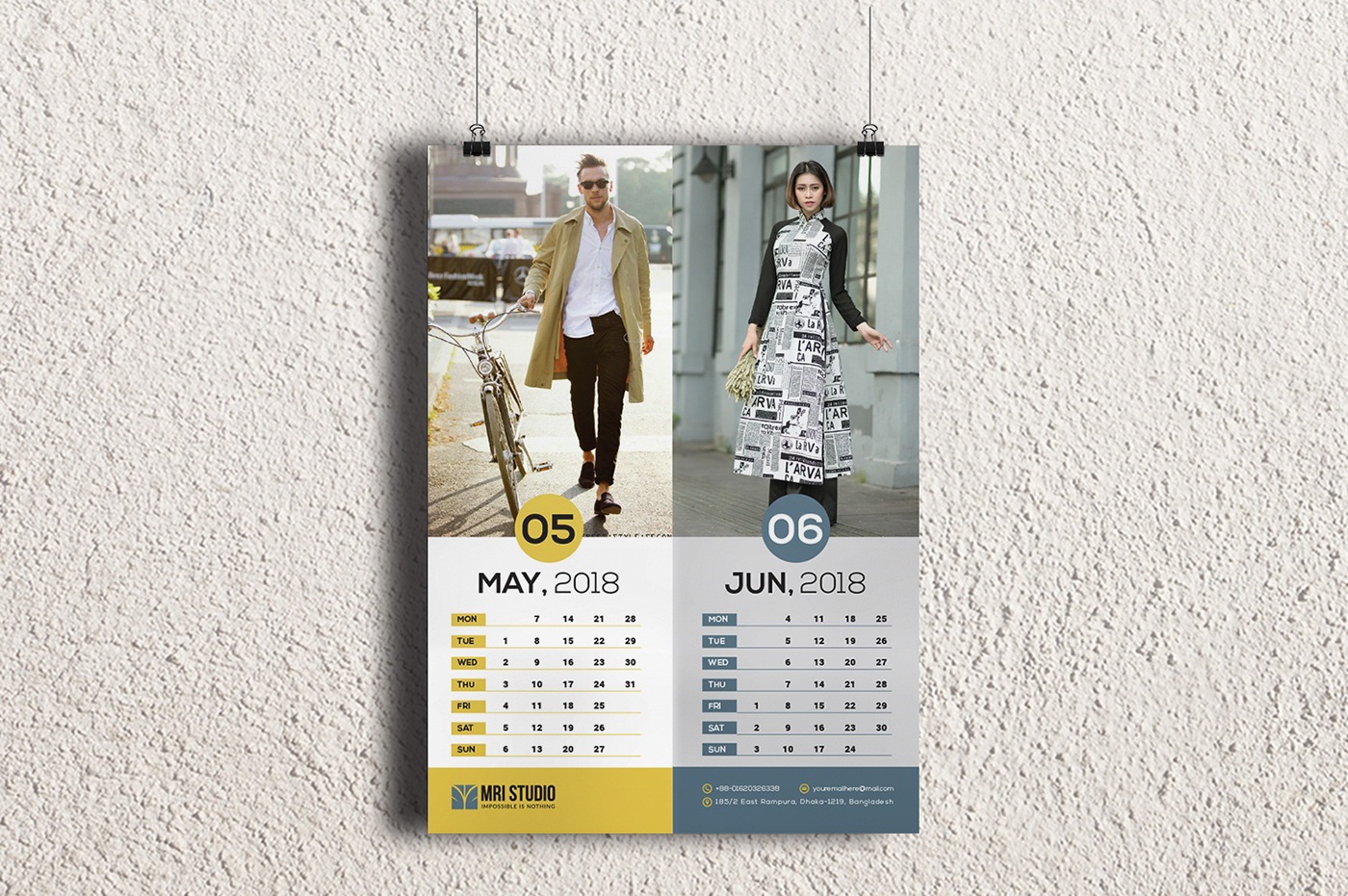 brand business calendar corporate template Season year calender 2018 ANNUAL