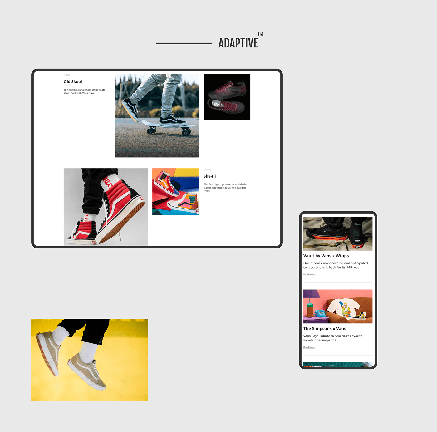 concept Ecommerce redesign shoes shop sneakers UI ux Web Website