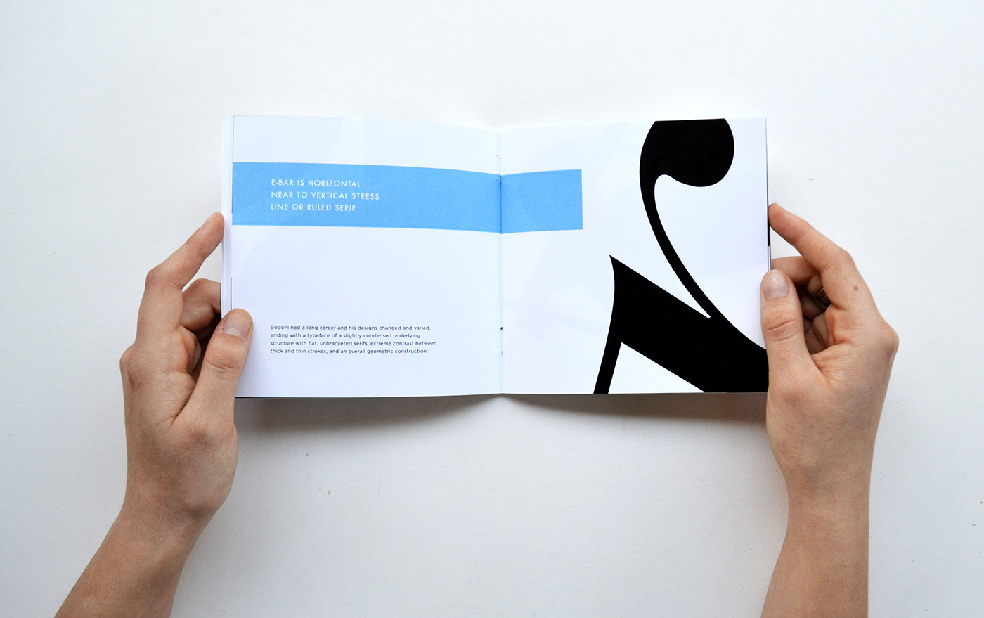 typography   book design Baskerville bodoni Memphis Gill Sans Bembo Futura saddle stitch print design 