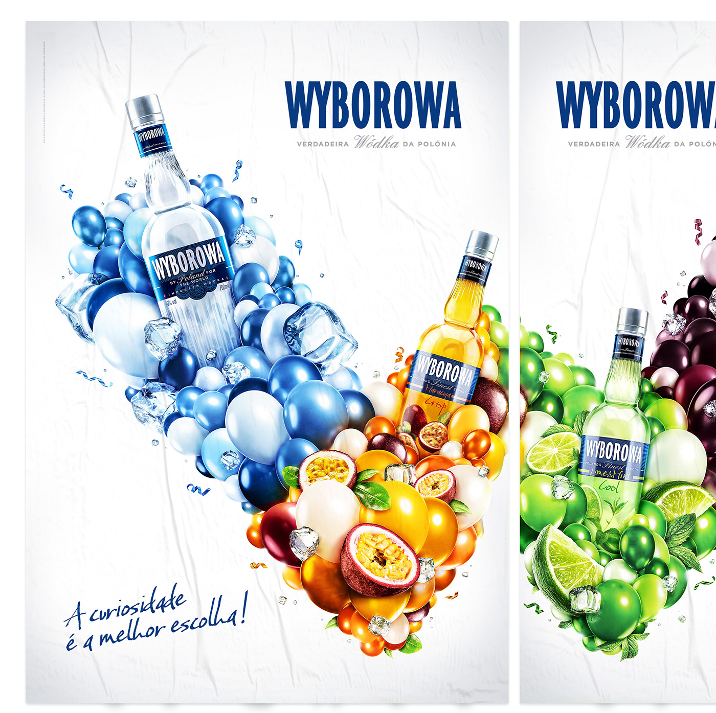 wyborowa Vodka fresh Advertising  party balloons pernod ricard balloon Keyvisual kv