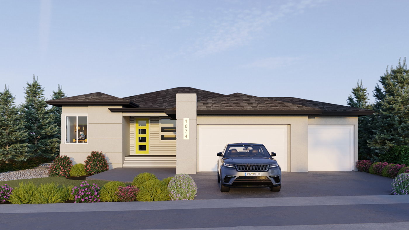 Home Rendering House Rendering Residencial Rendering