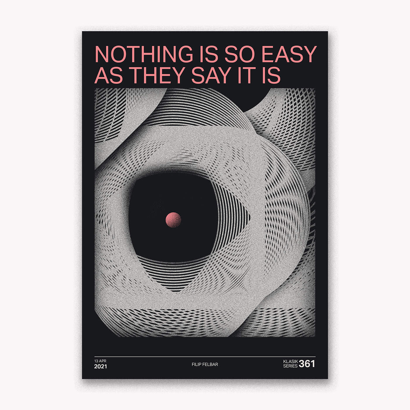 365 posters abstract creative everyday posters graphic design  klasik minimal poster Poster Design series