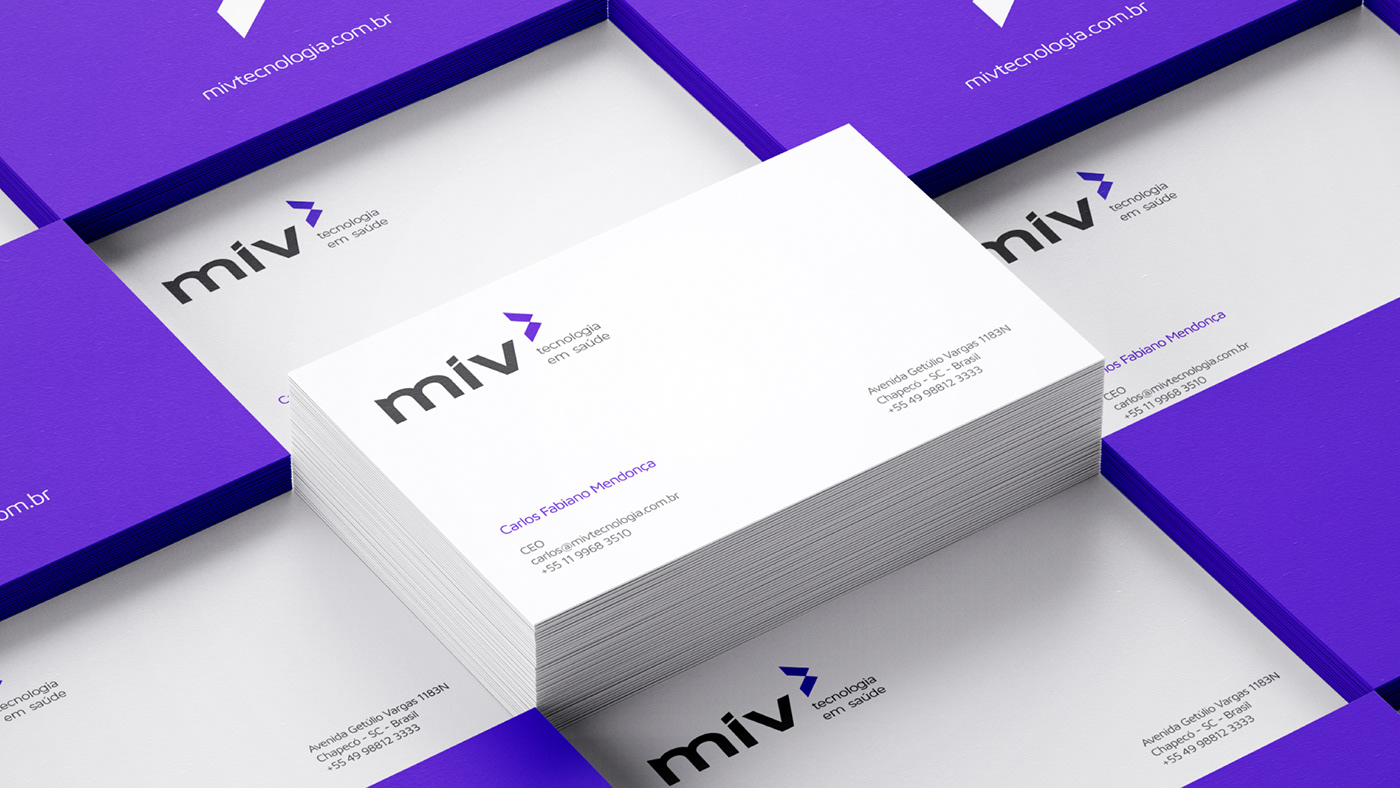 branding  Design de Marca design gráfico identidade visual marca chapeco Logotipo miv