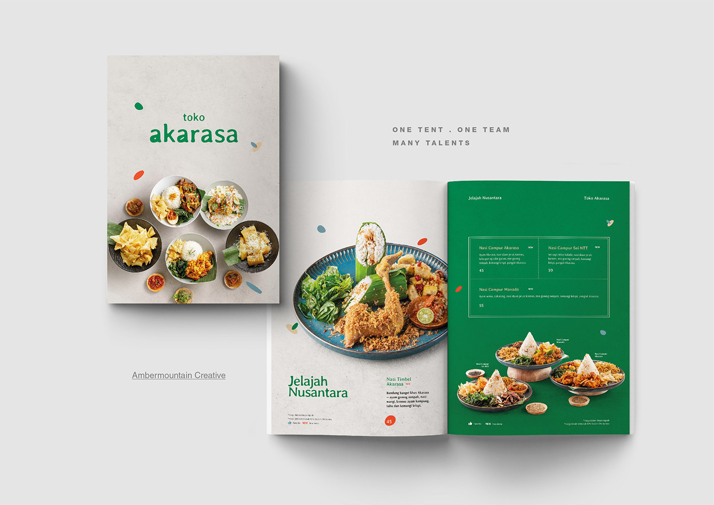 contemporary design cultural designs Food  heritage menu design minimalistic Modern Design typography   nusantara