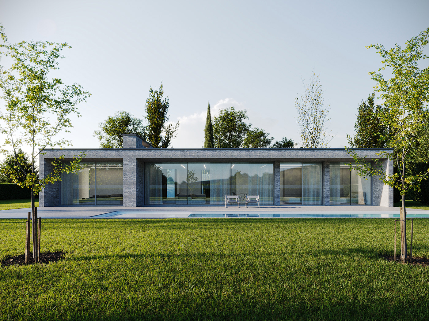 visualisation architecture Project design archviz house CGI vray