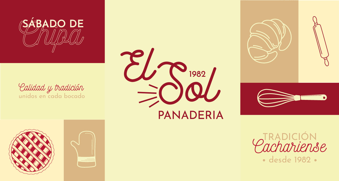 branding  Logo Design panaderia diseño gráfico Graphic Designer bakery bakery logo ilustracion paleta de color Panaderia Logo