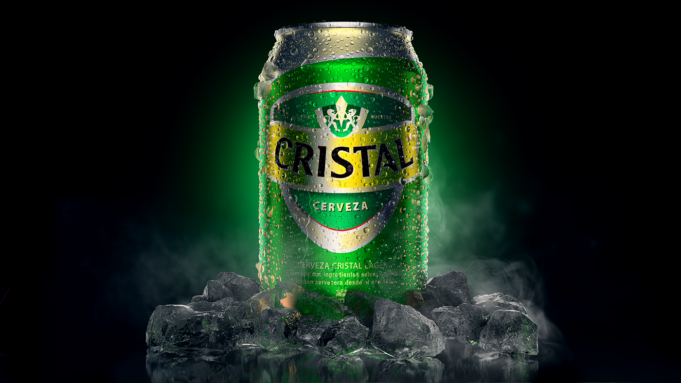CGI Spritz sweat can 3D beer cold ice thirst