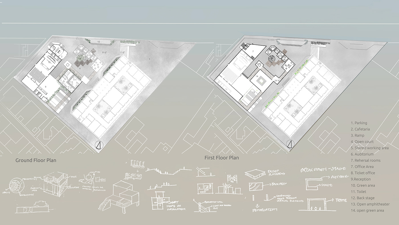 3d modeling architectural design architecture auditorium