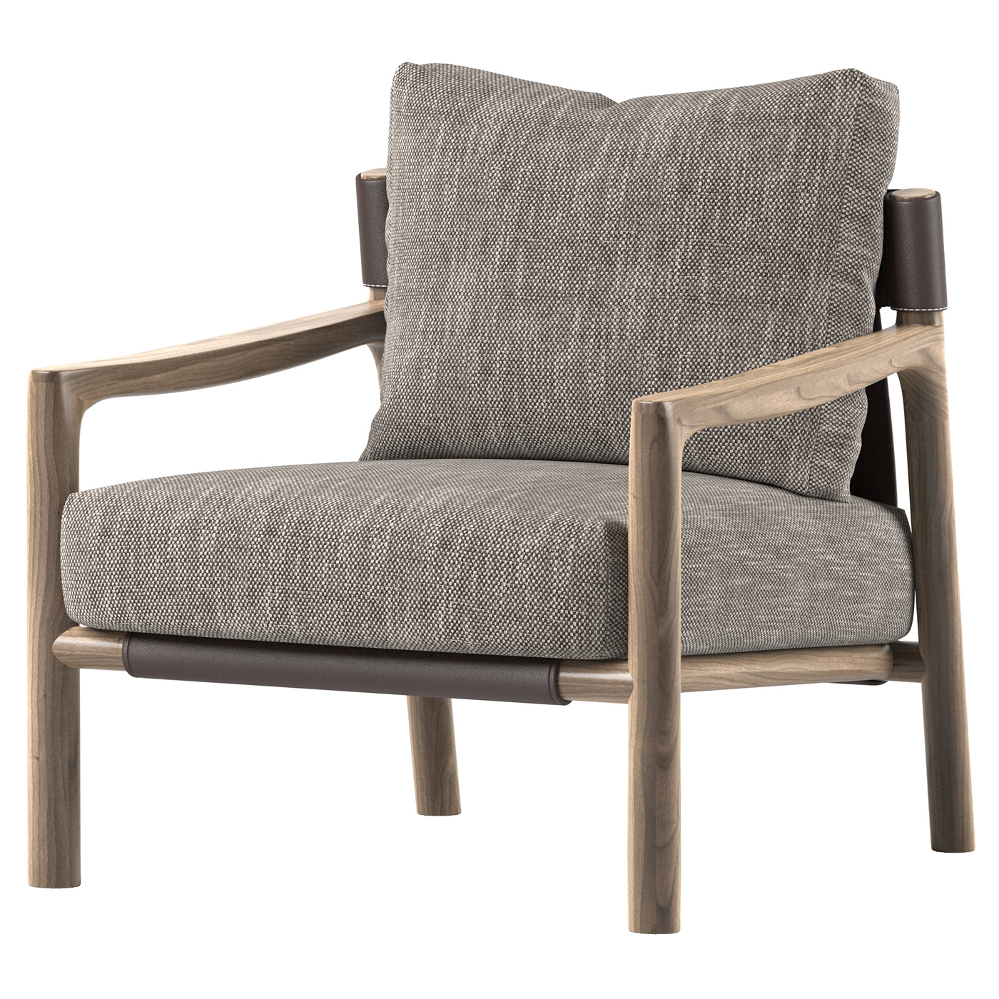 armchair furniture chair Interior wood architecture modern corona Render