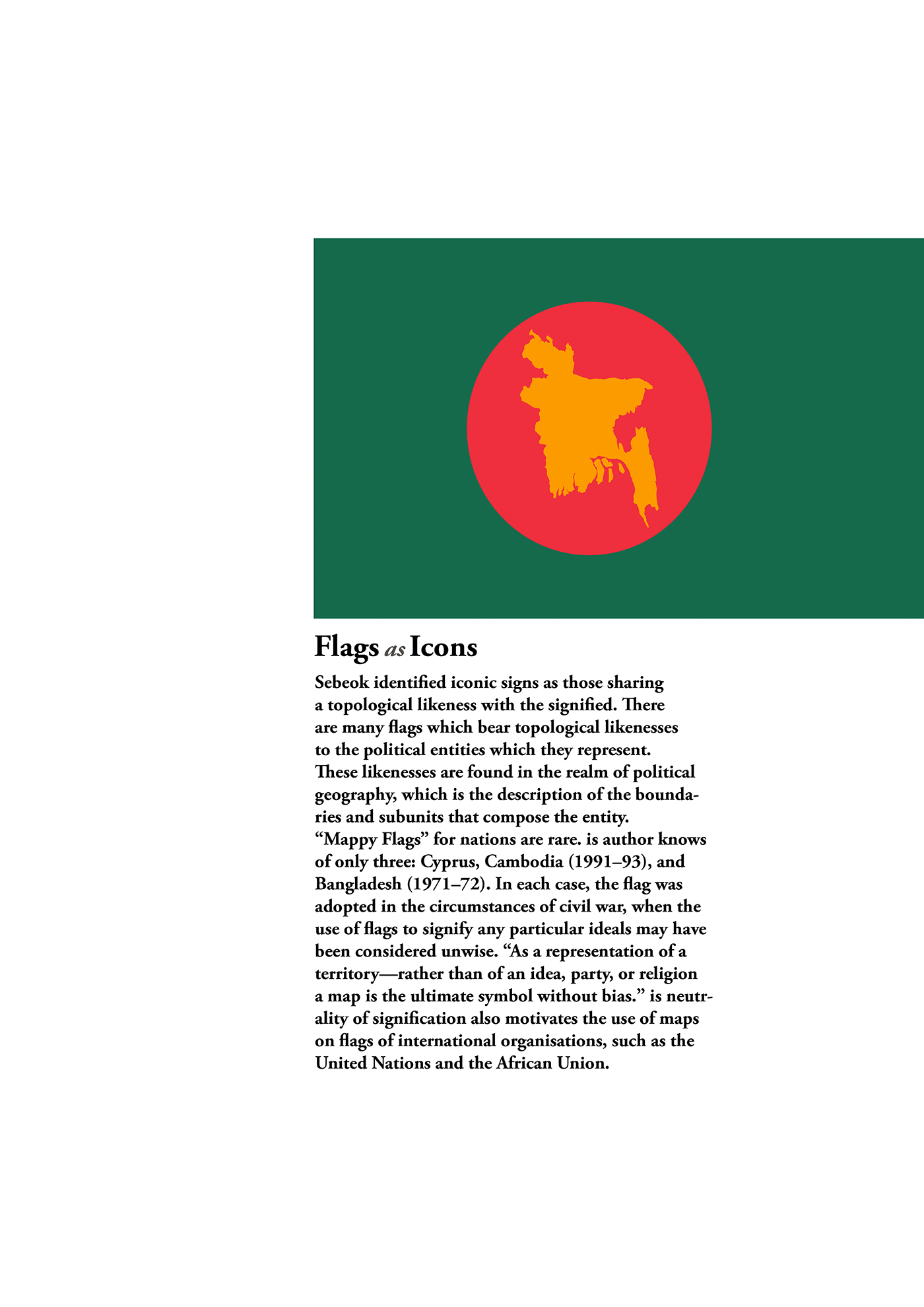 semiotics flags editorial design 